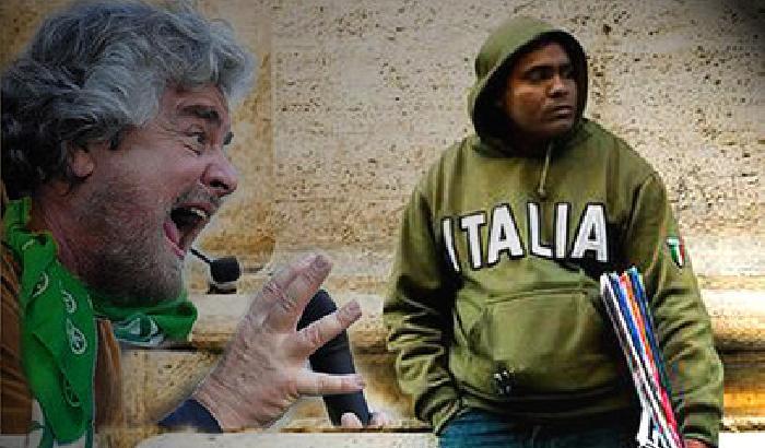 Grillo ora piace alla Lega: bravo sul no agli immigrati