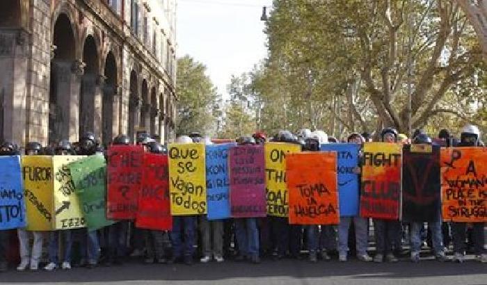 Giornata di cortei, blindato il centro di Roma