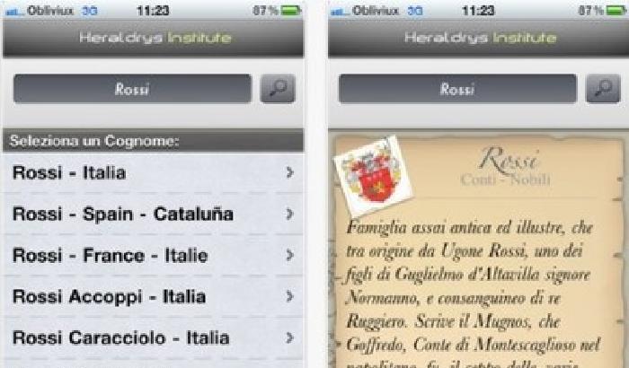 iCognome: una app per conoscere la tua storia