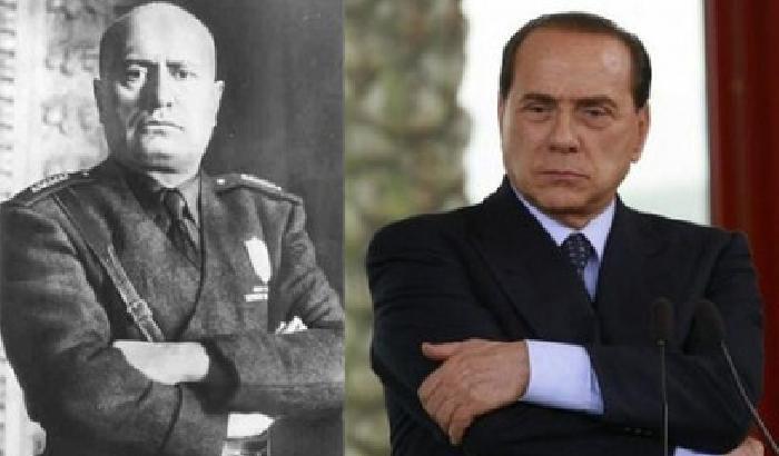 Memoria, Berlusconi riabilita Mussolini