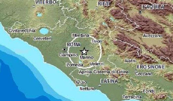 Forte scossa di terremoto a Roma e nel Lazio