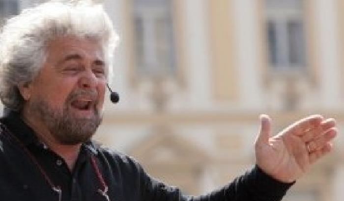 Beppe Grillo in diretta a Tolmezzo