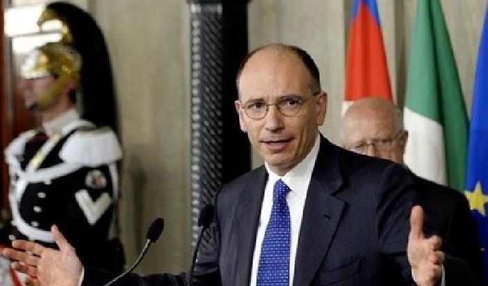 Letta: in 3 anni stop al finanziamento ai partiti