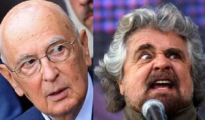 Grillo: se salva Silvio, Napolitano si dimetta