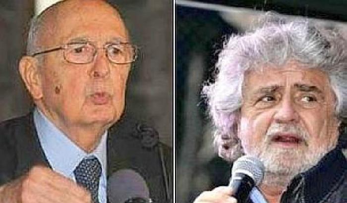 Grillo a Napolitano: mandaci al voto