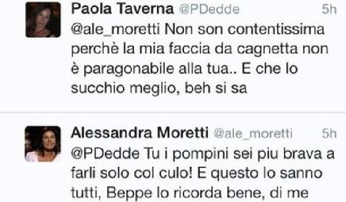 Sesso orale e Twitter, rubati account di Paola Taverna e Alessandra Moretti