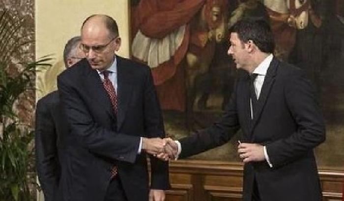 Tra Renzi e Letta va in scena il grande freddo