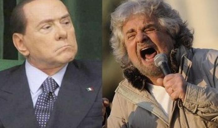 Berlusconi ai servizi sociali: l'ironia di Grillo