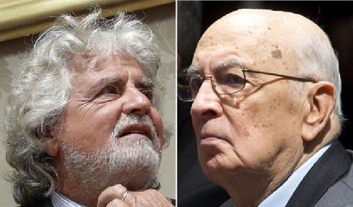 Grillo sul blog: Napolitano ricatta il parlamento