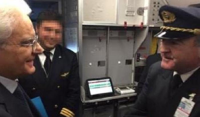 Un pilota dell'Alitalia spara in casa, guidò l'aereo di Mattarella