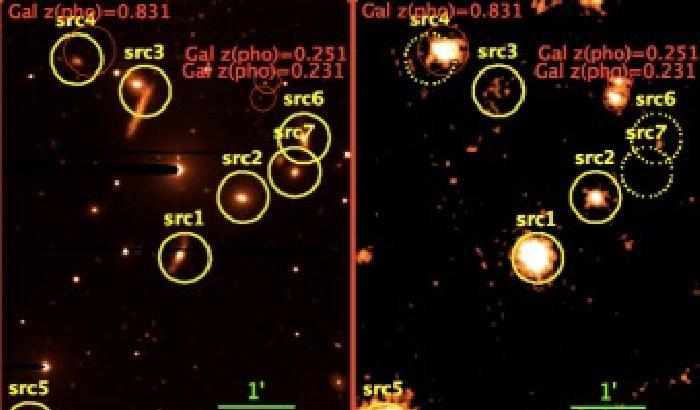 Galassie più che attive a 500 milioni di anni luce