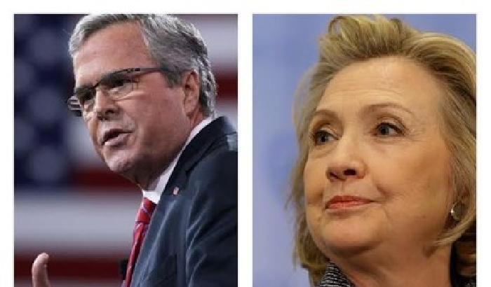 Usa 2016, Bush contro la Clinton: non crede alla leadership americana