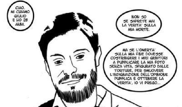 Un fumetto per ricordare Giulio Regeni