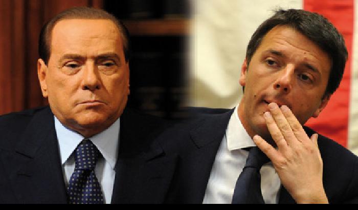 Berlusconi e Renzi: attrazione ininterrotta