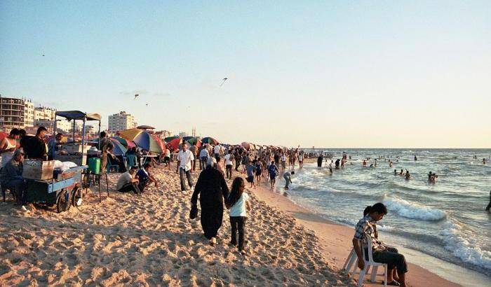 La spiaggia di Gaza