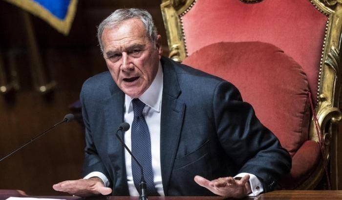 Pietro Grasso (Leu): "Troppi morti in mare, cancellare i decreti sicurezza di Salvini"