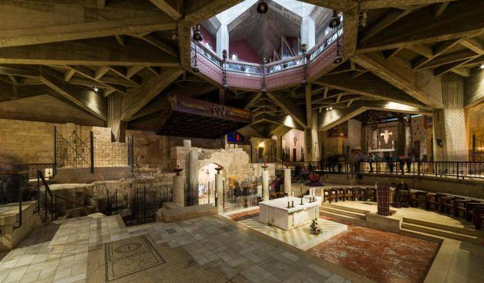 La basilica dell'annunciazione a Nazareth