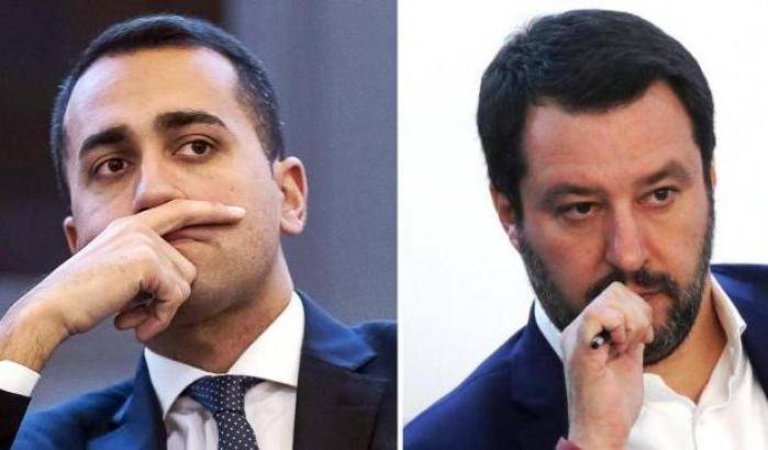 Di Maio accusa Salvini: "si è piegato a Berlusconi per le poltrone, si torni al voto"