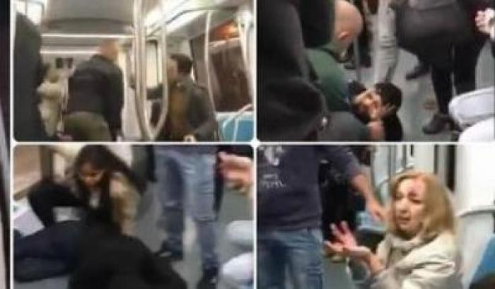 Rissa la sera di Halloween sul treno Roma-Lido: aggrediti un uomo e una donna