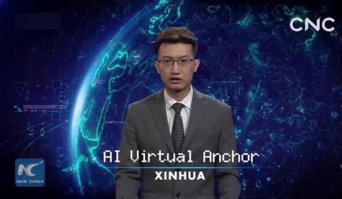 La Cina 'assume' due robot come conduttori del telegiornale