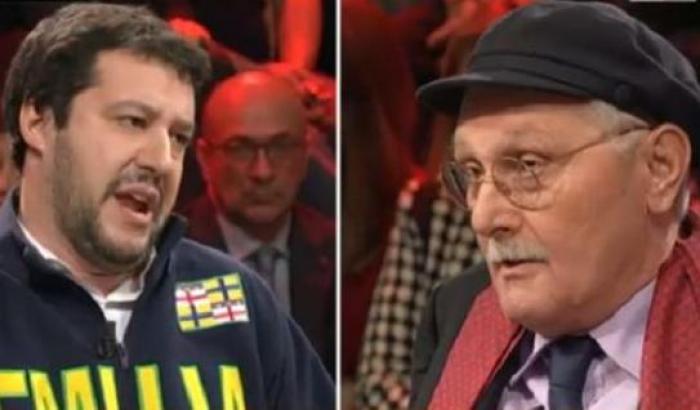 Matteo Salvini e Antonio Pennacchi