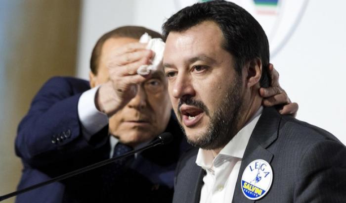 Tra Salvini e Berlusconi è tregua ma il divorzio sembra solo rimandato