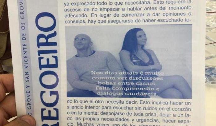 L'errore di due parroci fa ridere l'intera Spagna: la foto di due attori porno per rappresentare una famiglia