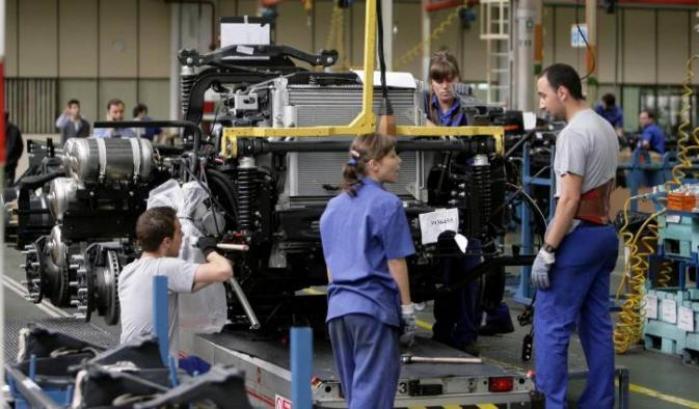 La fabbrica Iveco dove lavorava la donna