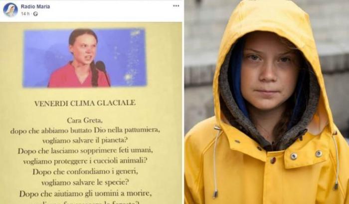 Radio Maria e la 'preghiera' d'odio contro Greta: "Giovani, non fatevi ingannare"
