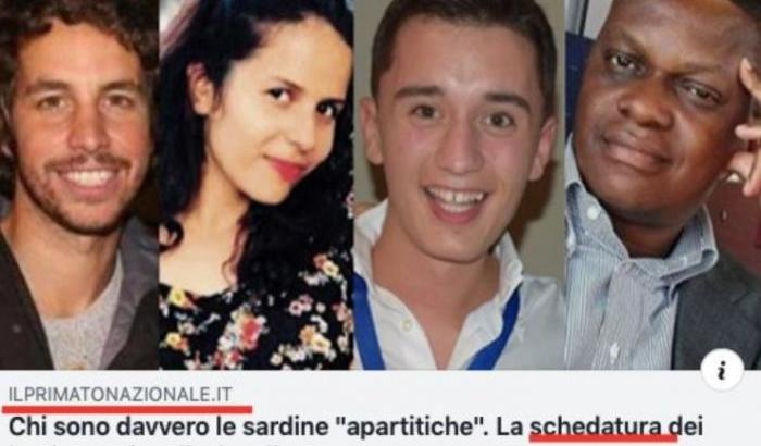 La denuncia: "I fascisti di CasaPound hanno schedato i leader delle Sardine"