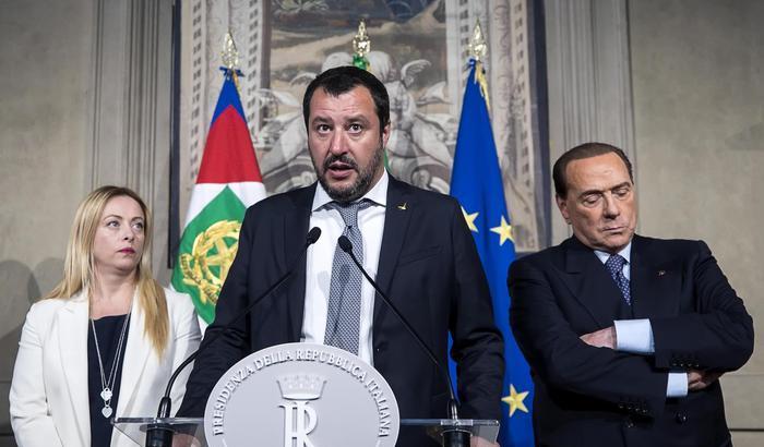 Meloni, Salvini, Berlusconi