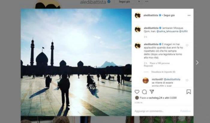 Di Battista annuncia il ritorno ma su Instagram lo assaltano: "Il M5s è alla deriva e tu stai in vacanza"