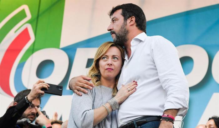 Meloni e Salvini