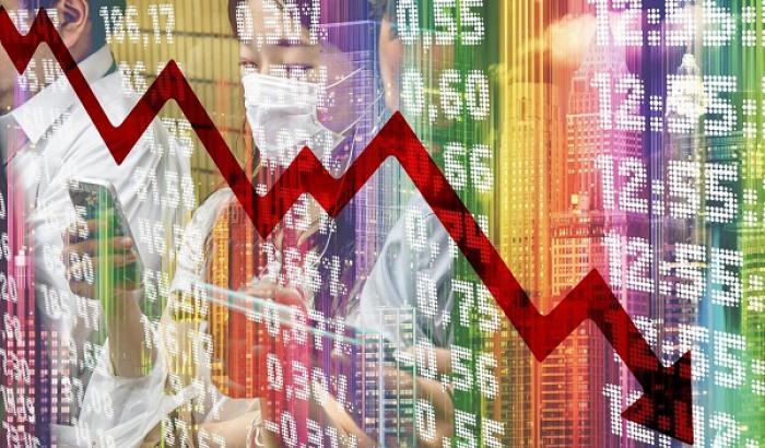 Il Pil crolla come mai nella storia del -12,8% su base trimestrale, -17,7% su base annua