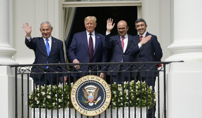 Netanyahu, trump dopo la firma degli accordi di Abramo