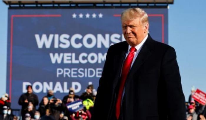 Trump rifiuta di arrendersi: causa nel Wisconsin per annullare la vittoria di Biden