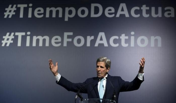 Kerry lancia l'allarme sul clima: "Con Trump abbiamo perso tempo, ora 9 anni per fare quello che va fatto"