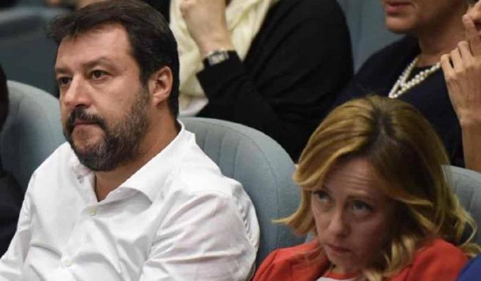 Meloni: "Io isolata, ma dal mainstream". Ma dimentica che lo ha detto Salvini...