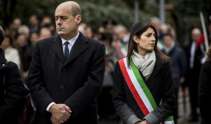 Raggi e Zingaretti continuano a litigare, la sindaca: "Io non sono la vera minaccia per Roma"