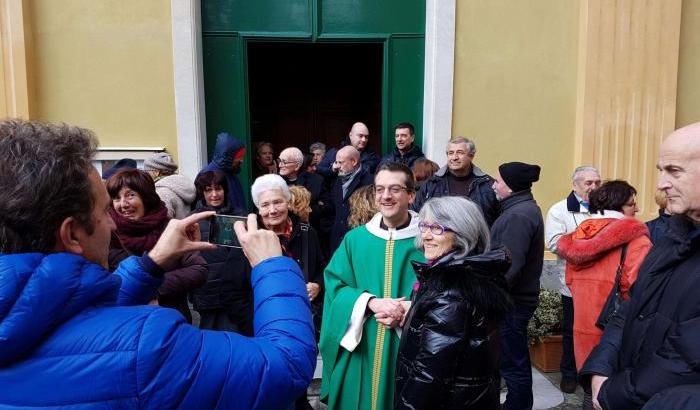 Don Giulio Mignani, parroco di Bonassola (La Spezia)