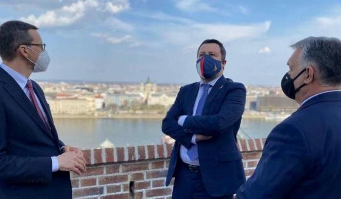 La faccia tosta del sodale di Orban Salvini: "A Letta non interessa nulla di gay e lesbiche"