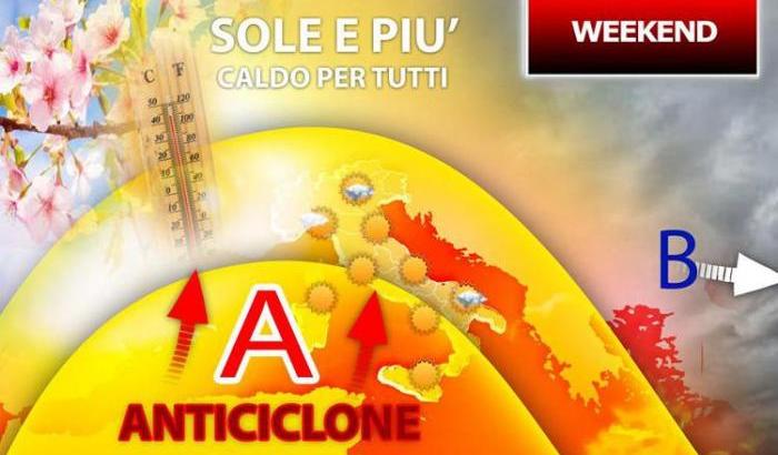 Meteo, arriva la primavera: spunta il sole nel weekend 24-25 aprile