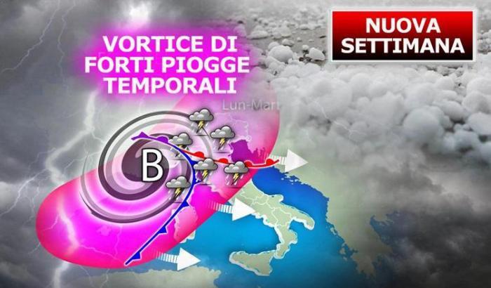 Primavera out: da martedì pioggia e temporali su tutta Italia