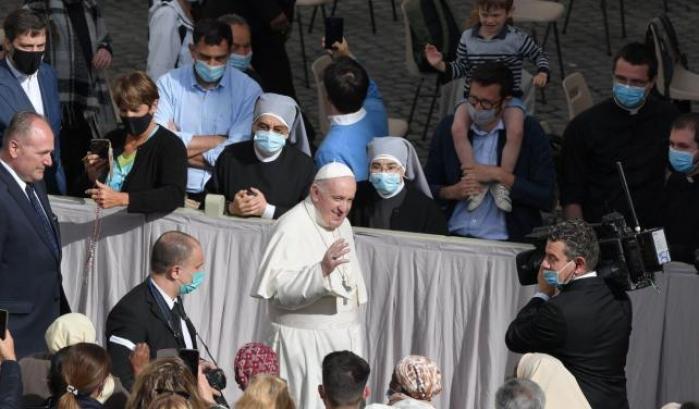 Papa Francesco all'udienza generale