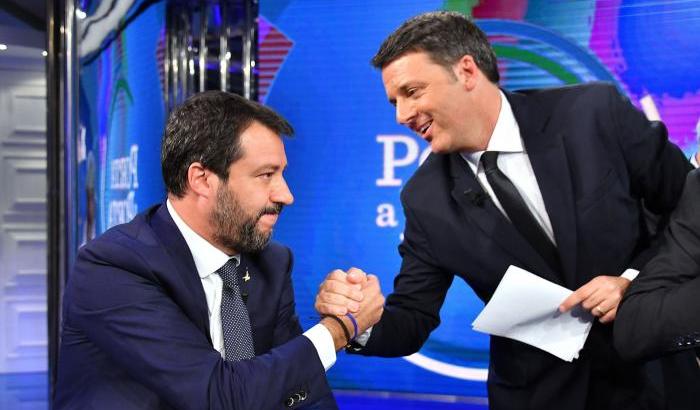 Salvini sulle convergenze con Renzi: "Importante è stato aver mandato via Conte..."