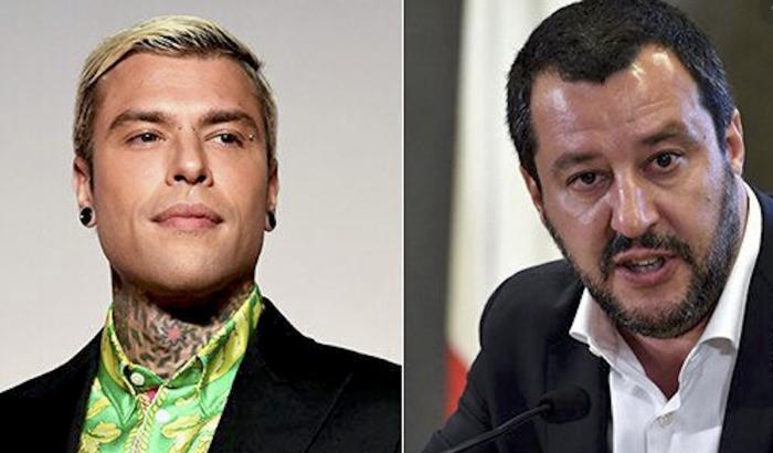 La battuta (che non fa ridere) di Salvini su Fedez-Renzi: "Preferisco Orietta Berti"