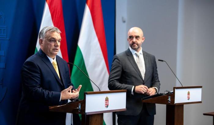 Viktor Orban e Zoltan Kovacs