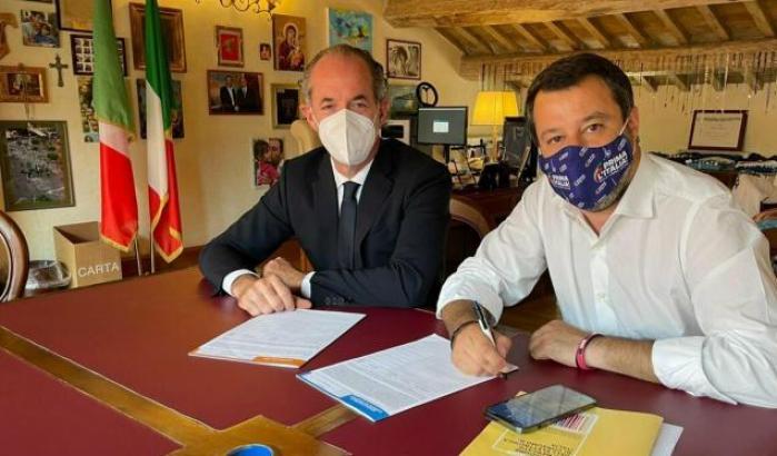 Mentre Salvini fa il facilone Zaia ripristina i controlli anti-Covid agli aeroporti