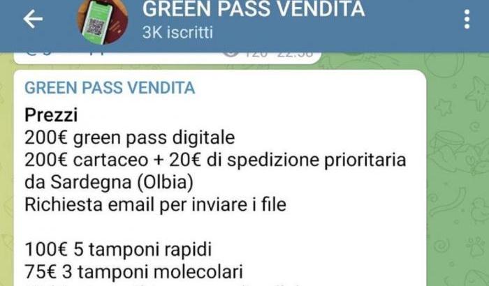 Chiusi due canali Telegram che vendevano Green pass falsi: un certificato costava 250 euro