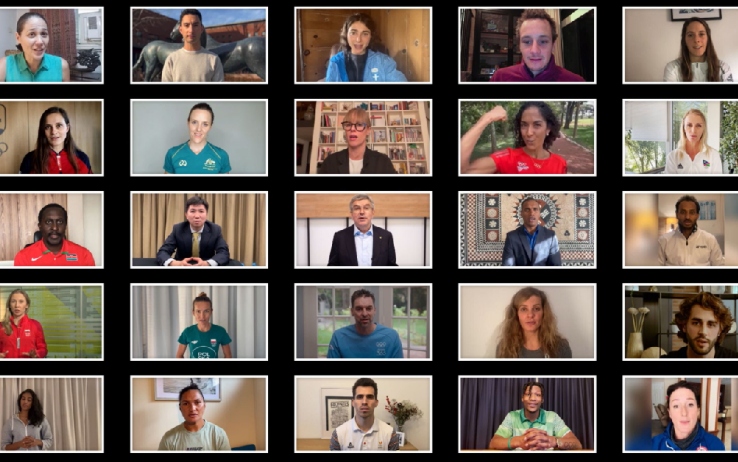 Venti atleti olimpici uniti in un video per chiedere ai leader mondiali libero accesso al vaccino